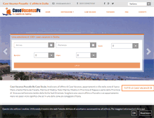 Tablet Screenshot of casevacanzapozzallo.it